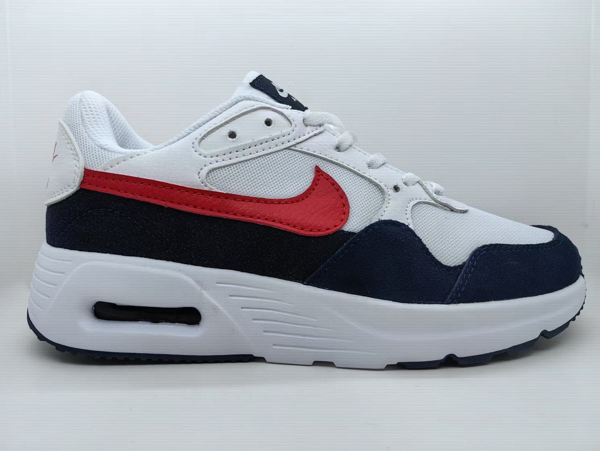 Nike Air Max White, Sneakers in Navy and Red - product image from the listing.