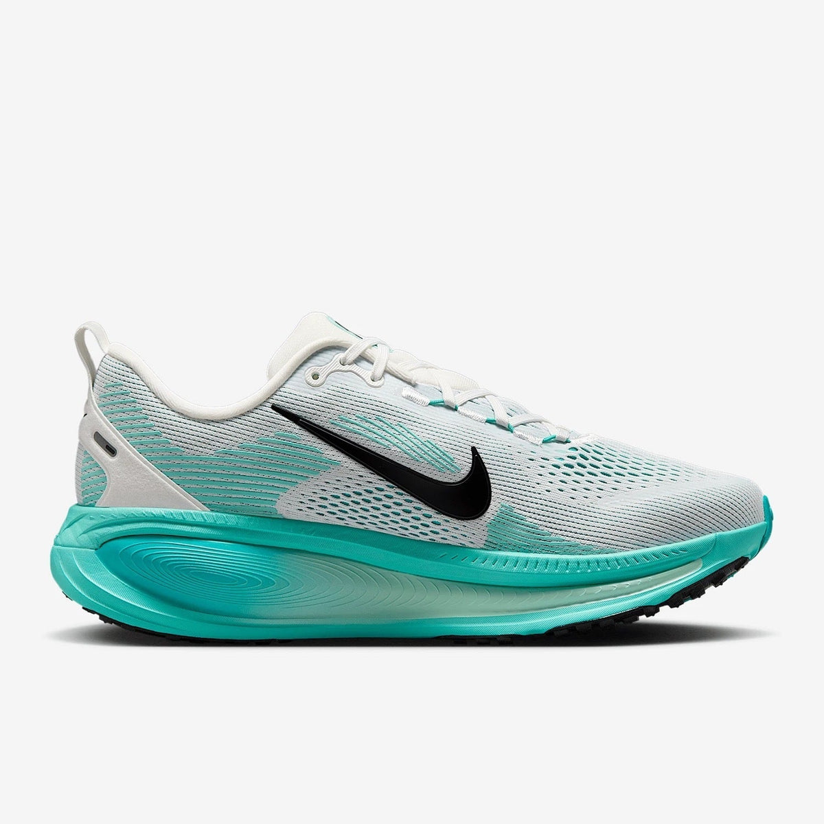 Nike Vomero 18 Running Shoes in White Aqua HM6803-103 - product image from the listing.
