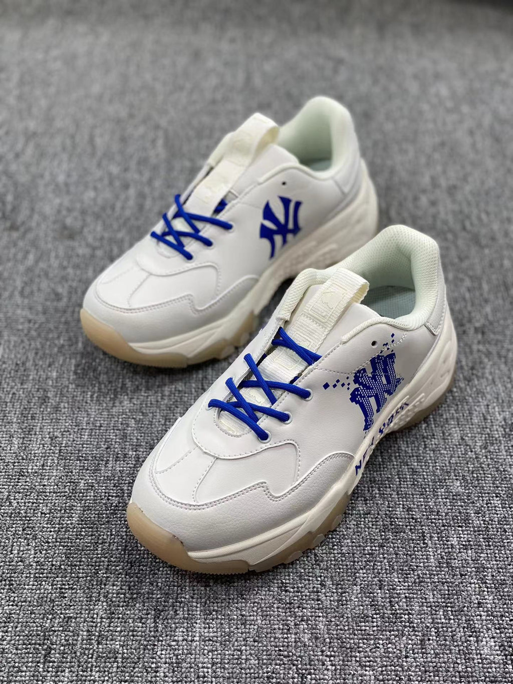 White MLB Chunky Low-Top Sneakers - product image from the listing.