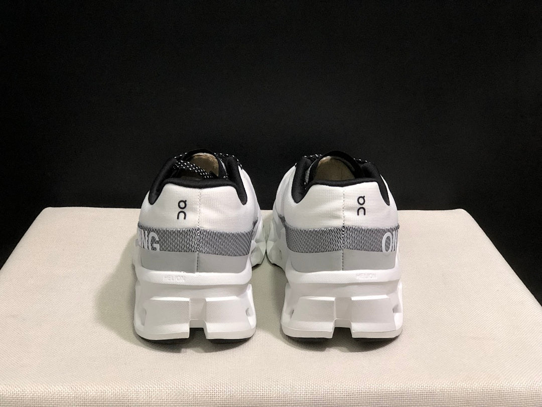 On Cloudmonster 2 Shoes for Running, White/Silver - product image from the listing.