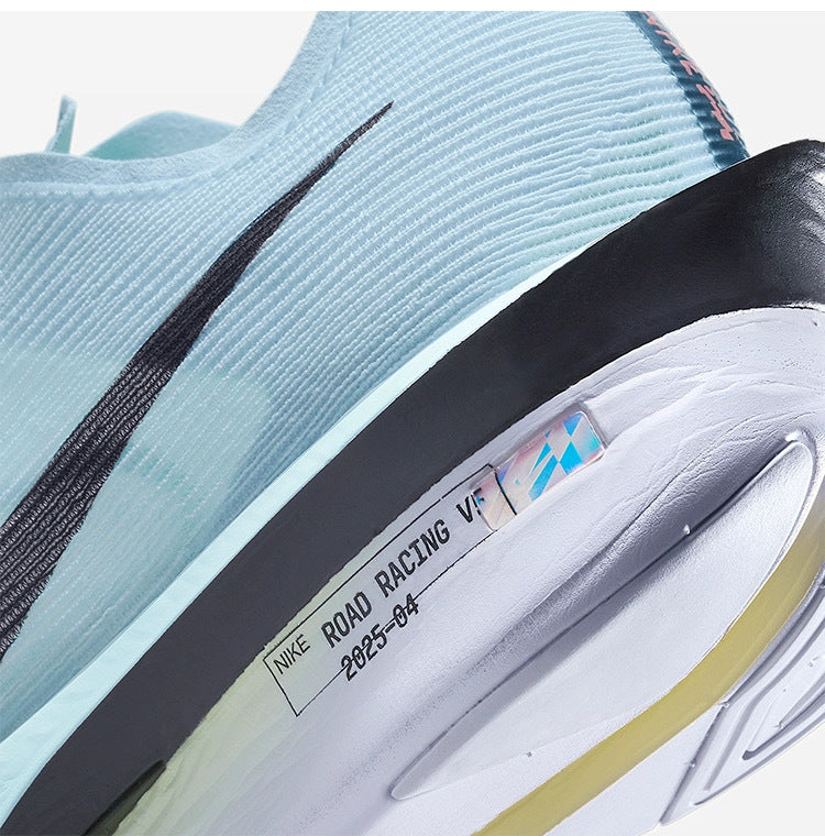 Nike Vaporfly 4 Road Racing Shoes in Glacier Blue HF6412-400 - product image from the listing.
