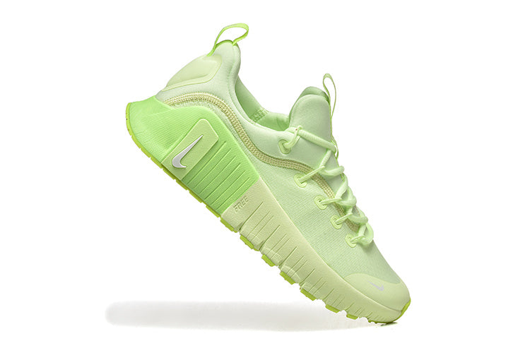 Lime Green Nike Free Metcon 5 Training Shoes - product image from the listing.