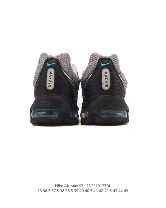 Nike Air Max 97 Sneakers in Grey and Black EDE1017ZBL - product image from the listing.