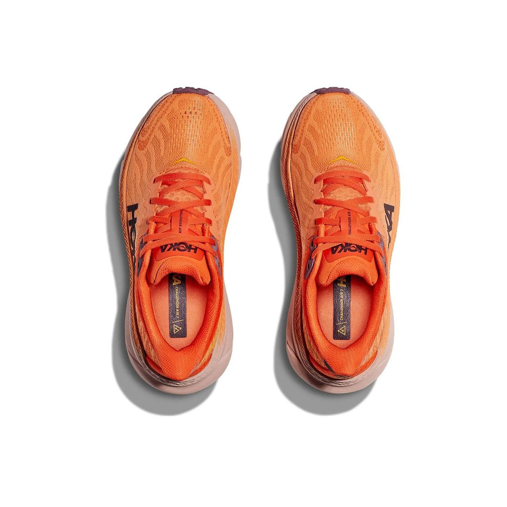 HOKA Challenger 7 Trail Running Shoes in Orange - product image from the listing.