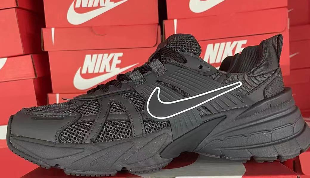 Nike V2K Run Sneakers in Black FD0736-001 - product image from the listing.