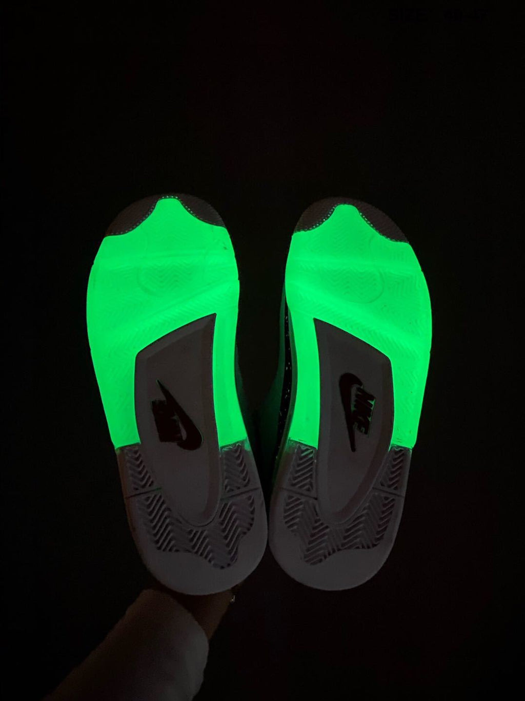 Nike Air Flight 89 White Glow Basketball Trainers - product image from the listing.