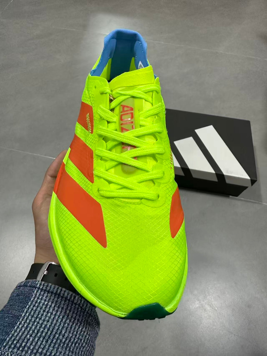 Nike Lightstrike Pro JQ1571 Running Shoes, in Volt Orange - product image from the listing.