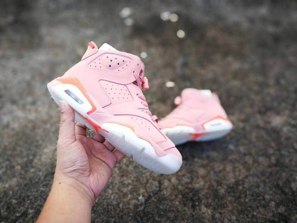 Air Jordan 6 Pink High-Top Sneakers - product image from the listing.