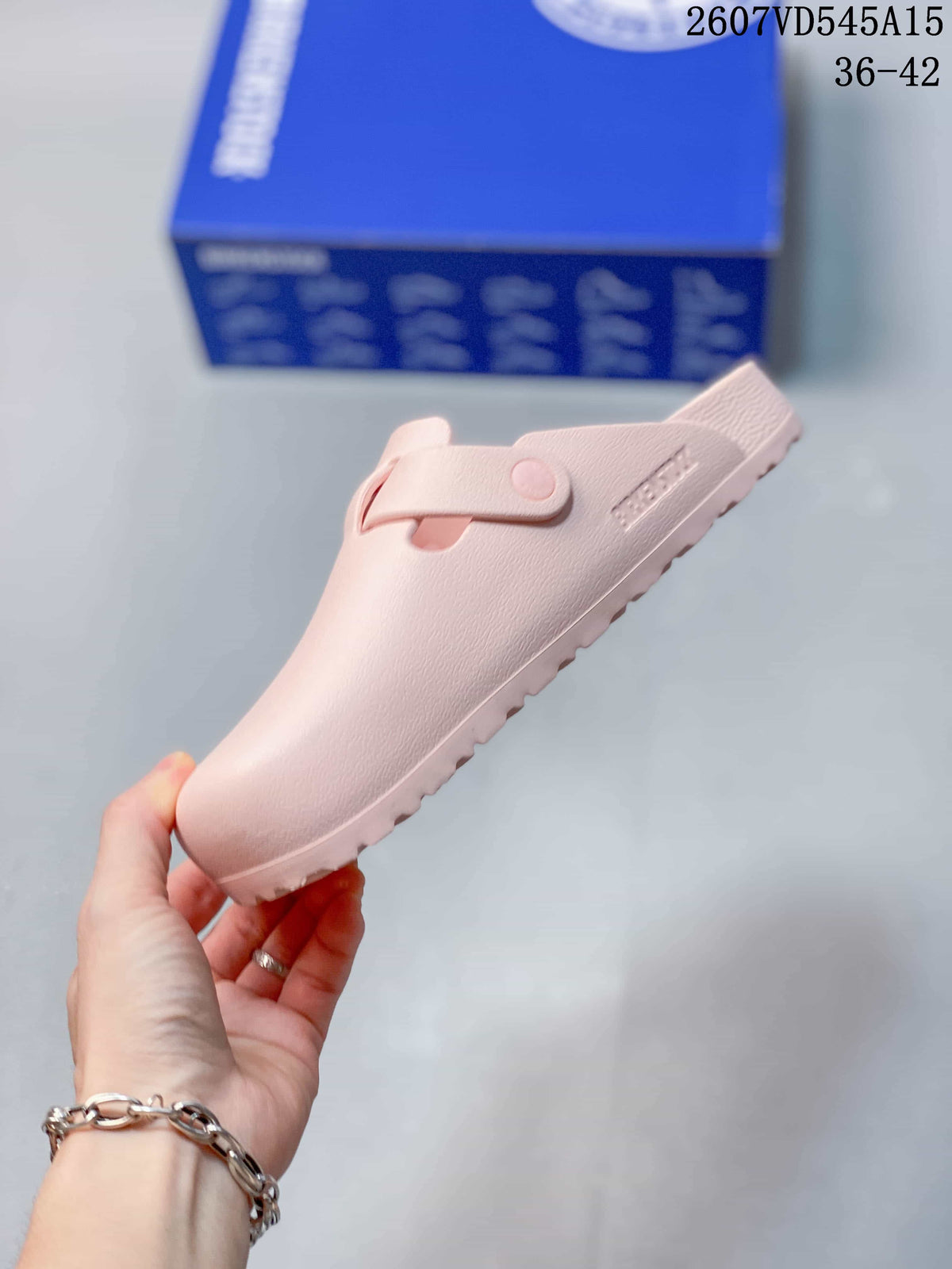 Birkenstock Madrid Big Buckle EVA Sandals in Pink 07VD545A15 - product image from the listing.