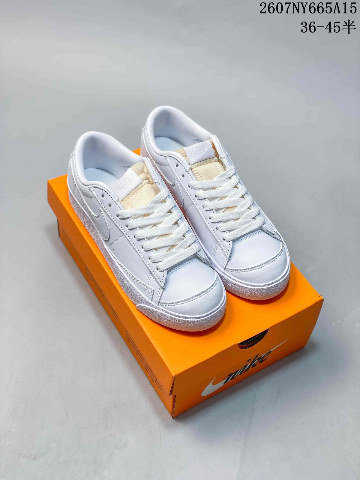 Nike Blazer Low Premium Sneakers in White CI9888-001 - product image from the listing.
