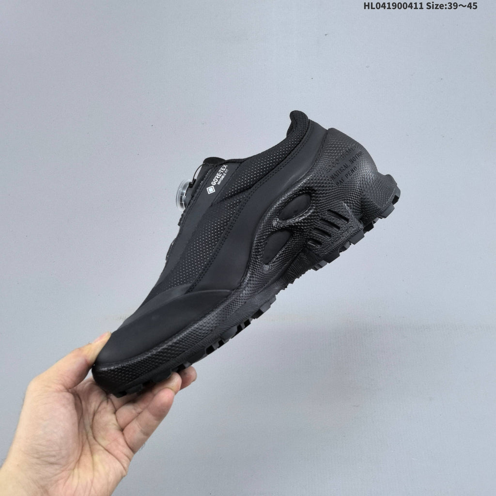ECCO BIOM C Black Outdoor Trainers with Dial Closure - product image from the listing.