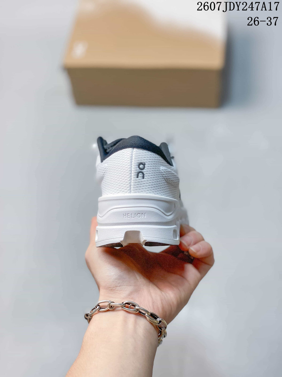 Women's On Cloudstratus 3 Running Sneakers White 07JDY247A17 - product image from the listing.