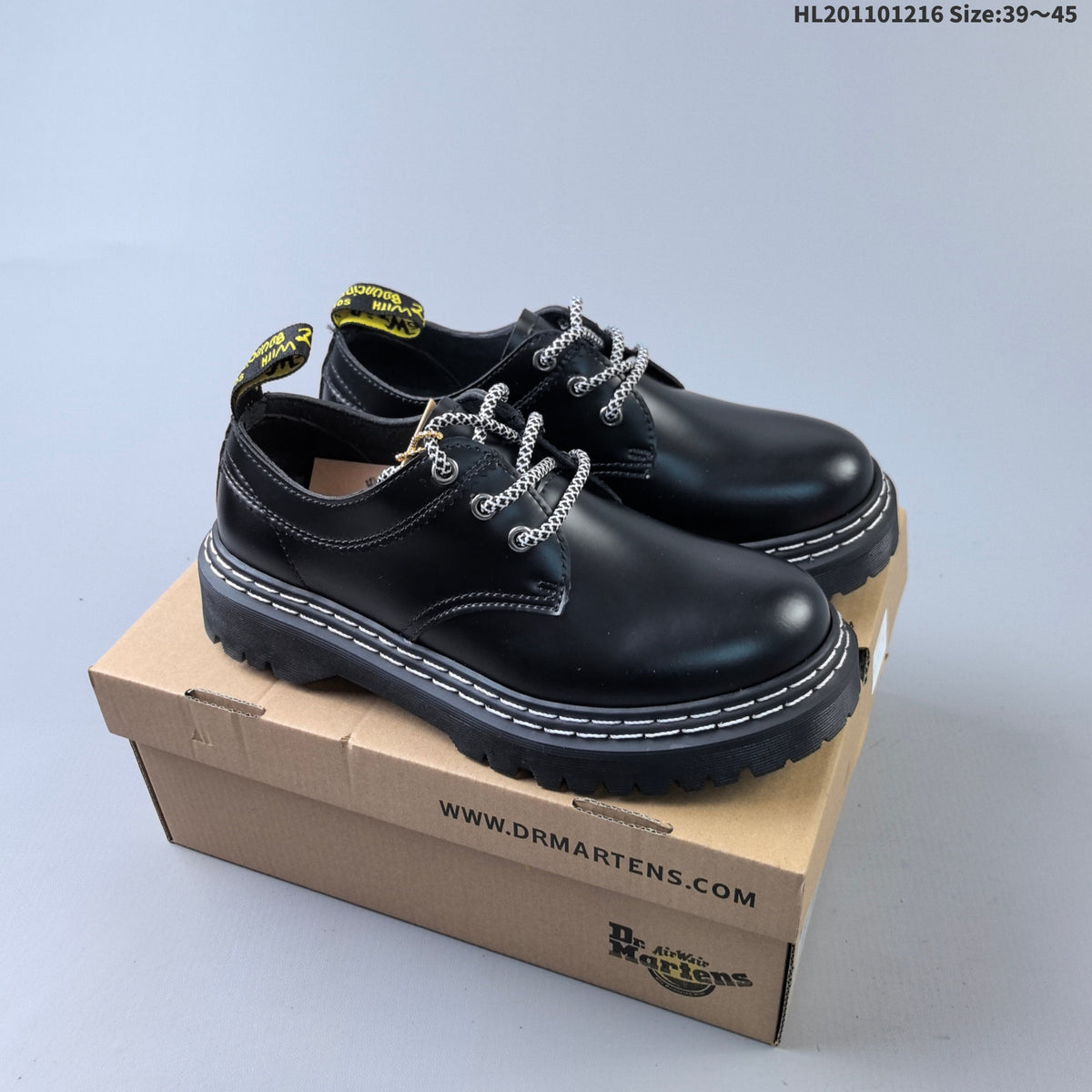 Dr. Martens Sinclair Black Platform Lace-Up Footwear - product image from the listing.