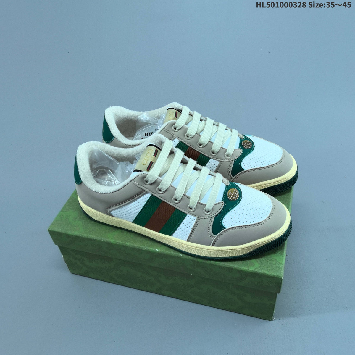 Gucci Distressed Screener Low-Cut Sneakers - product image from the listing.