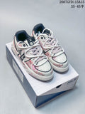 MLB NY Graffiti Platform Sneakers in Pink White 3ASXCA12N - product image from the listing.