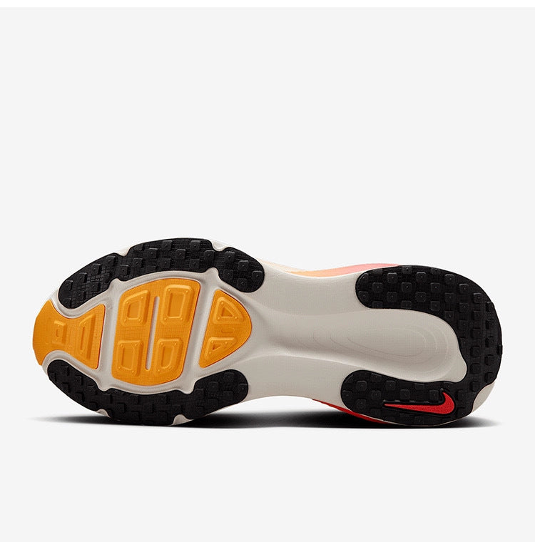 Nike Vomero 18 Running Shoes HM6804-100 in White Orange - product image from the listing.
