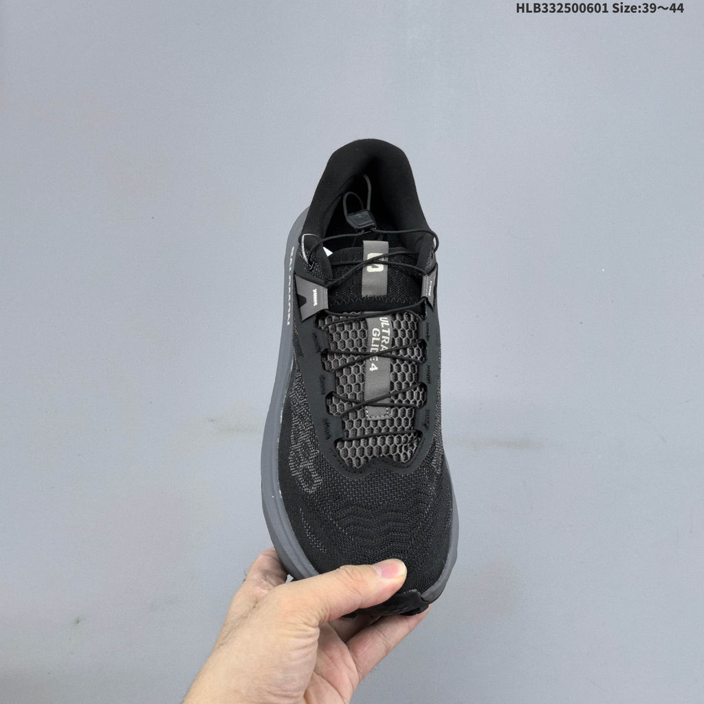 Salomon Ultra Glide 4 Trail Running Shoes, in Black and Gray - product image from the listing.
