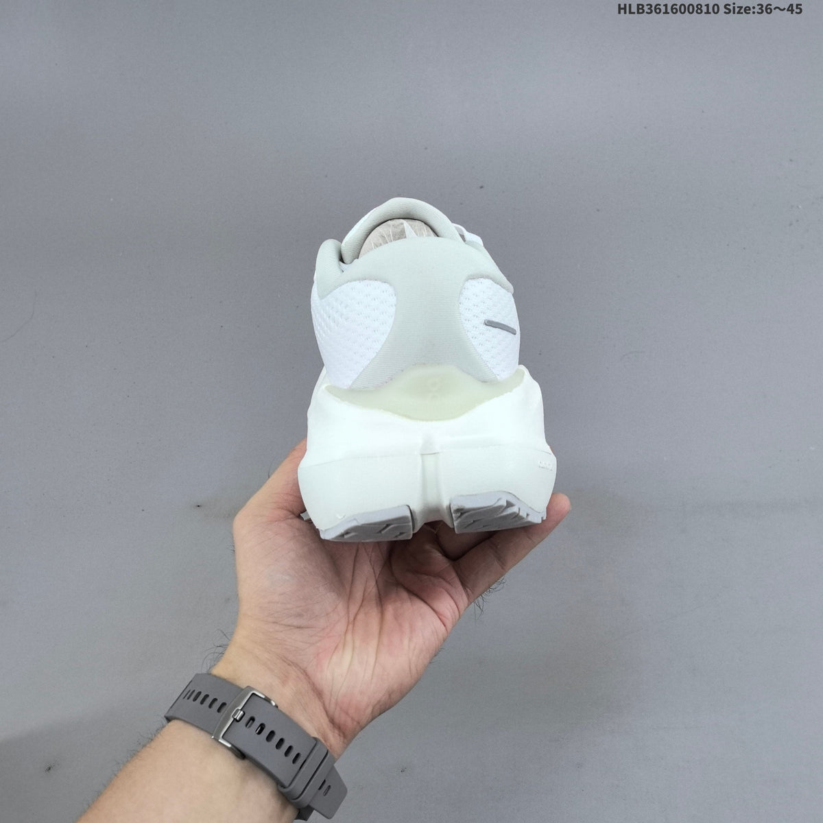 On Cloudrunner 3 Max Running Sneakers in White - product image from the listing.