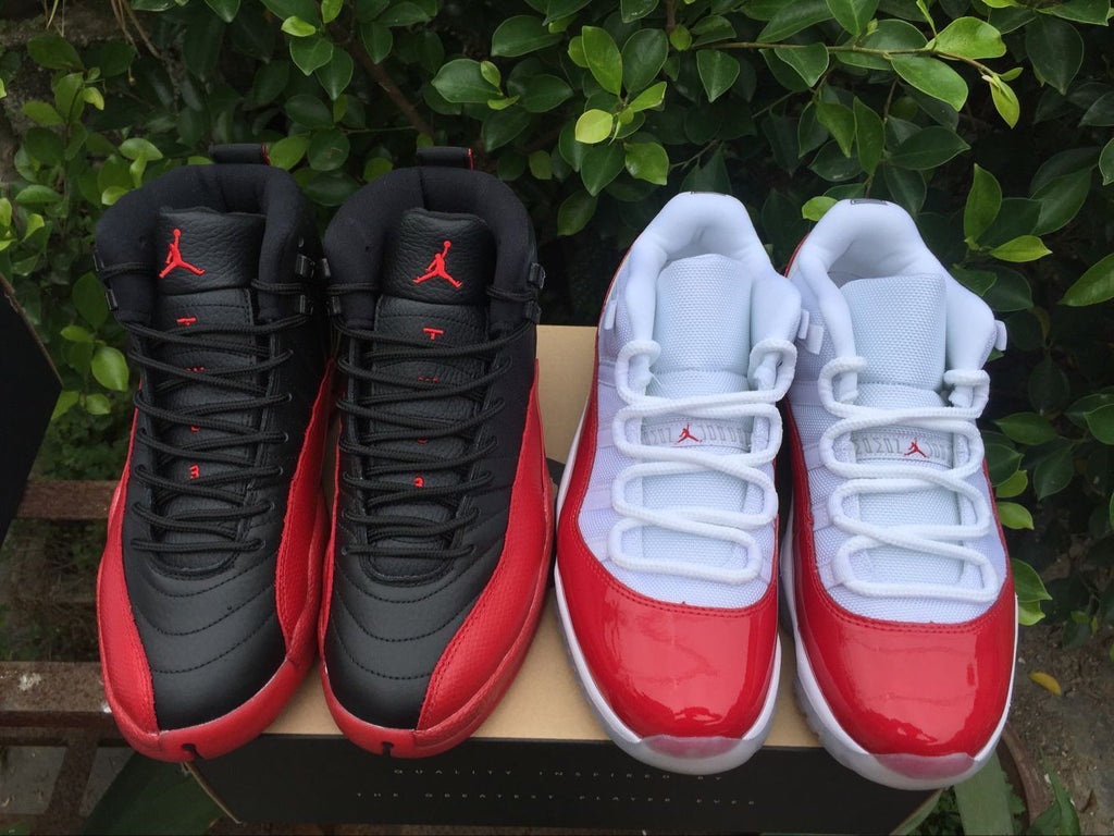 Air Jordan 11 Low Sneakers White Red - product image from the listing.