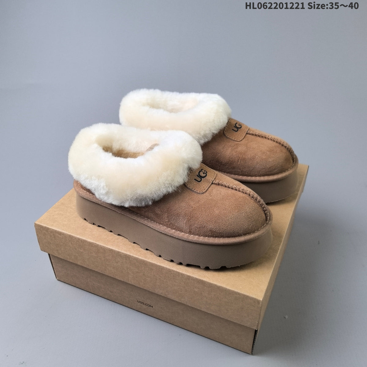 Classic Mini Suede Platform Boots by UGG - product image from the listing.