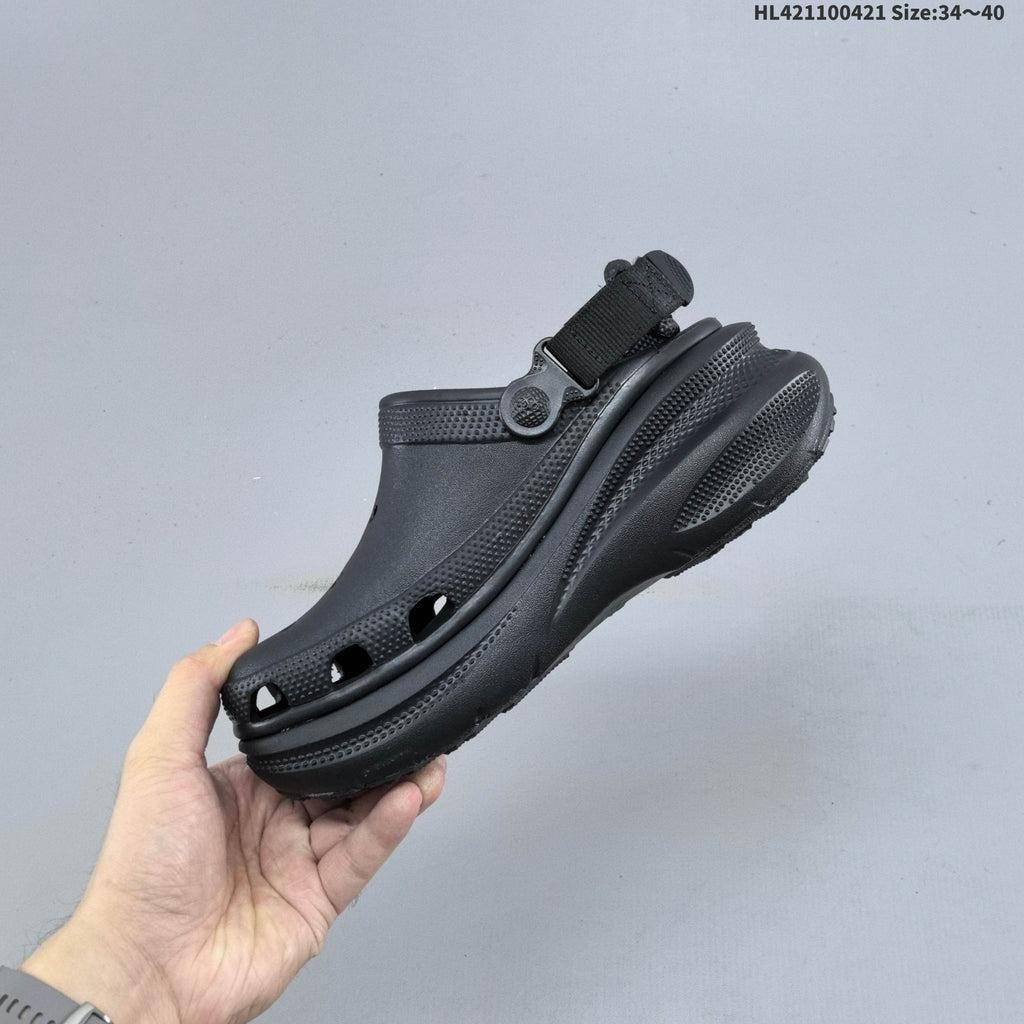 Platform Clogs with Vent Holes and Heel Straps by Crocs - product image from the listing.