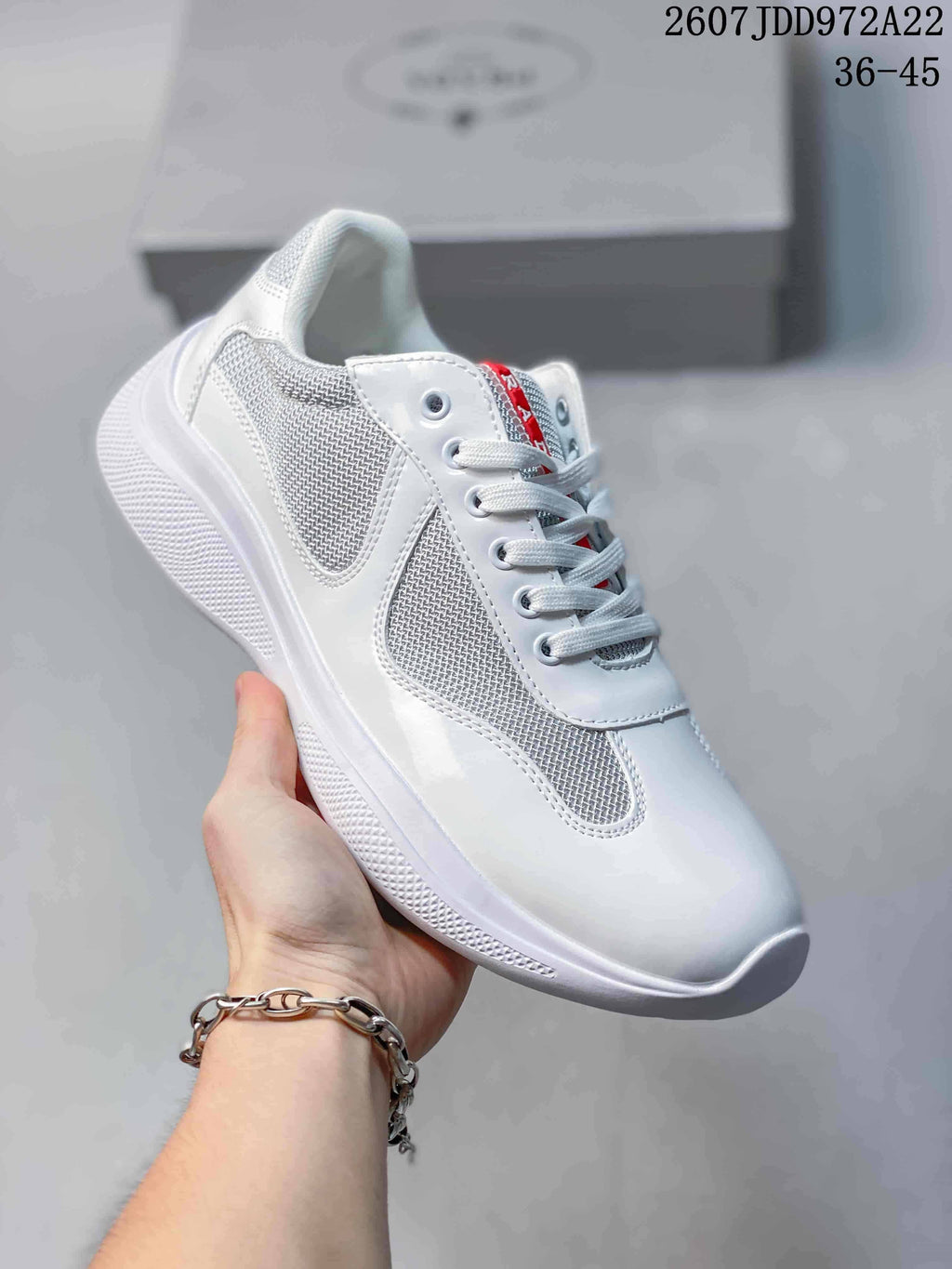 Prada America's Cup Low-Cut Sneakers 2607JDD972A22 - product image from the listing.
