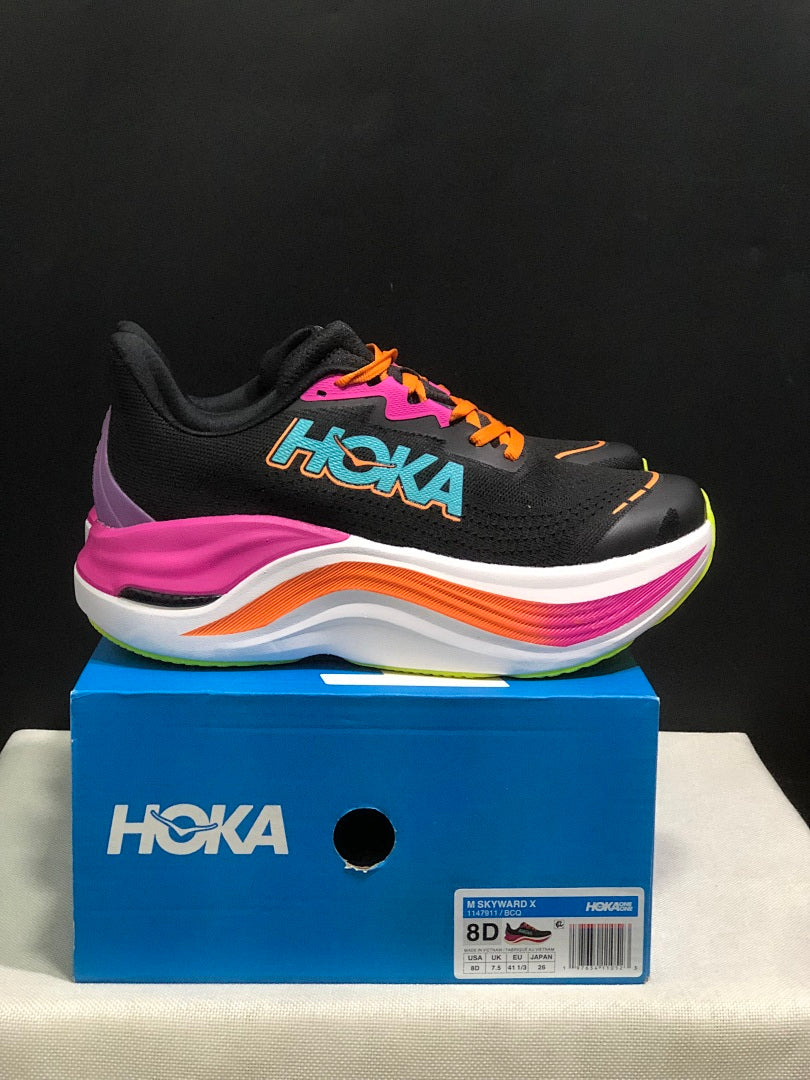 HOKA Skyward X Shoes for Running in Black Multi - product image from the listing.