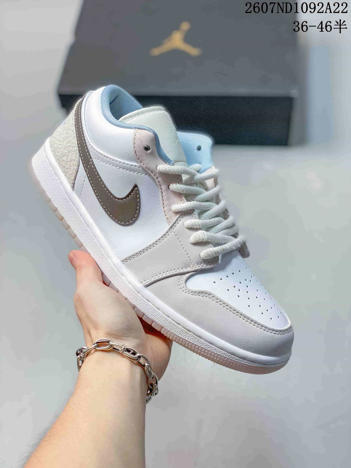 Air Jordan 1 Low Sneakers, Multicolor Options - product image from the listing.