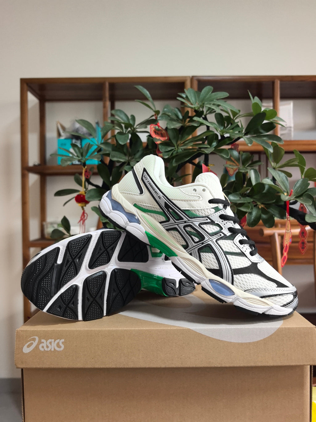 ASICS Gel-Kayano 14 Sneakers in Ivory White - product image from the listing.
