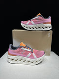 Pink and White On CloudEclipse Running Shoes - product image from the listing.