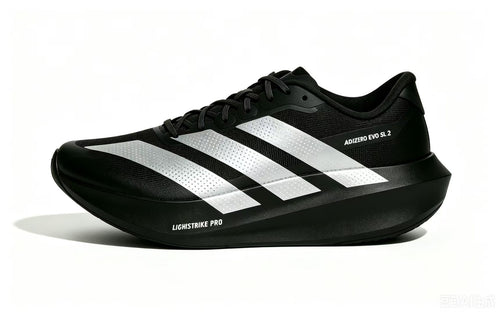 adidas Adizero Evo SL 2 Running Shoes in Black Silver - product image from the listing.