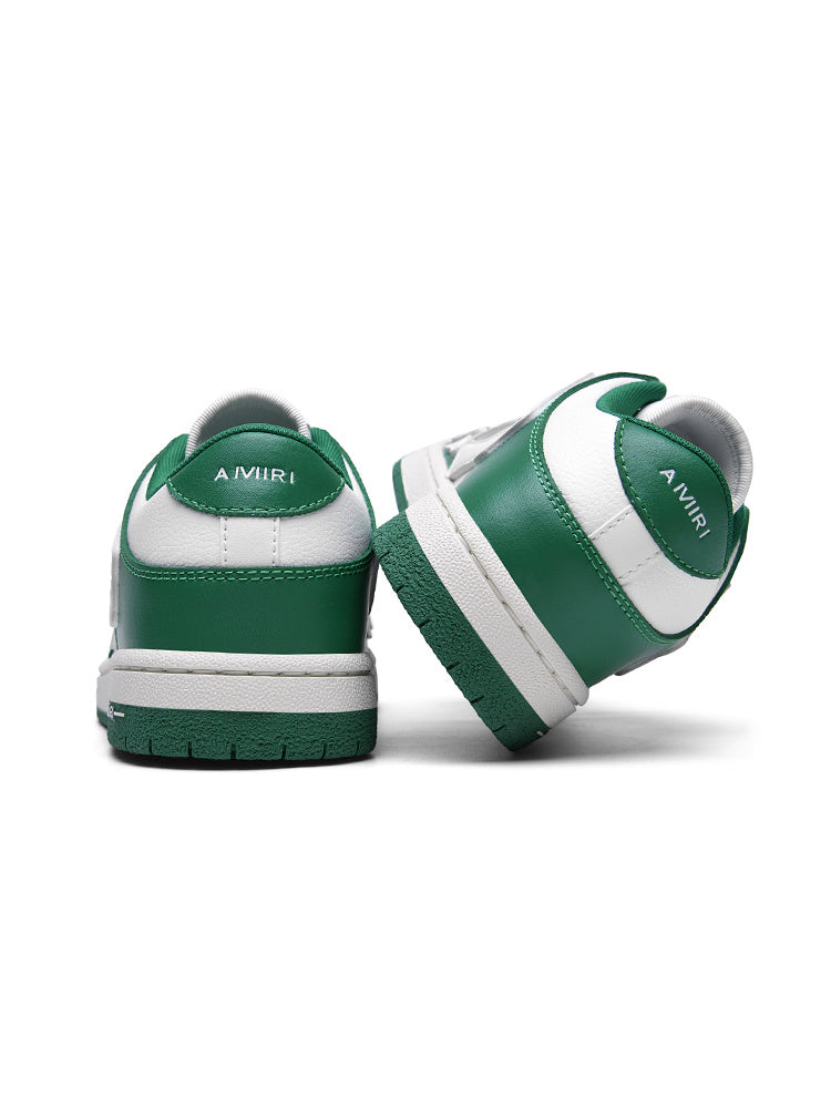 AIMIR Low-Top Sneakers in Green and White FS003-344 - product image from the listing.