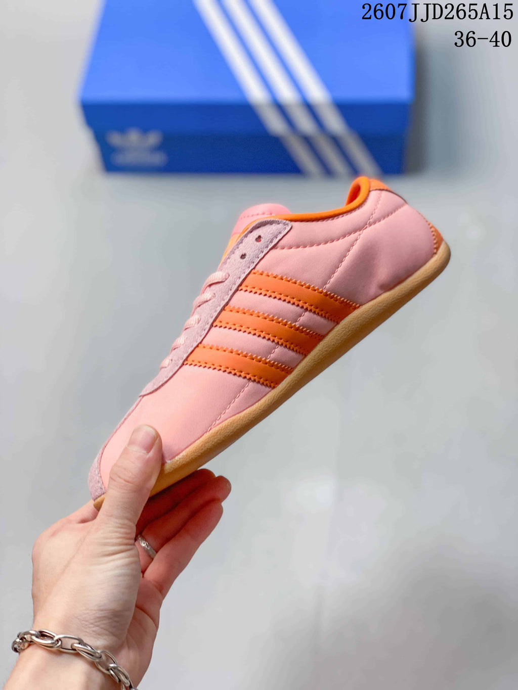 adidas Tokyo Low-Top Sneakers in Pink Orange 06JJD265A15 - product image from the listing.