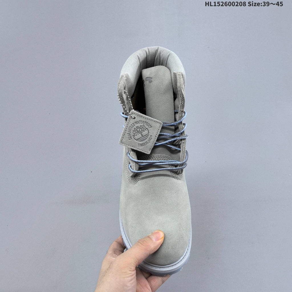 Grey Timberland High-Top Lace-Up Boots - product image from the listing.