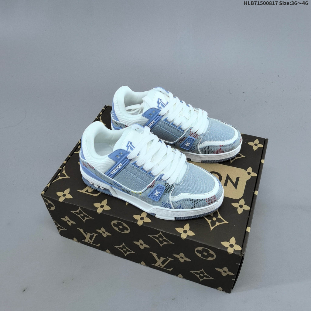 Louis Vuitton Archlight Trainers in Blue Denim Print - product image from the listing.
