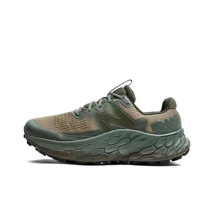 New Balance Fresh Foam X More Trail Running Shoe in Green - product image from the listing.