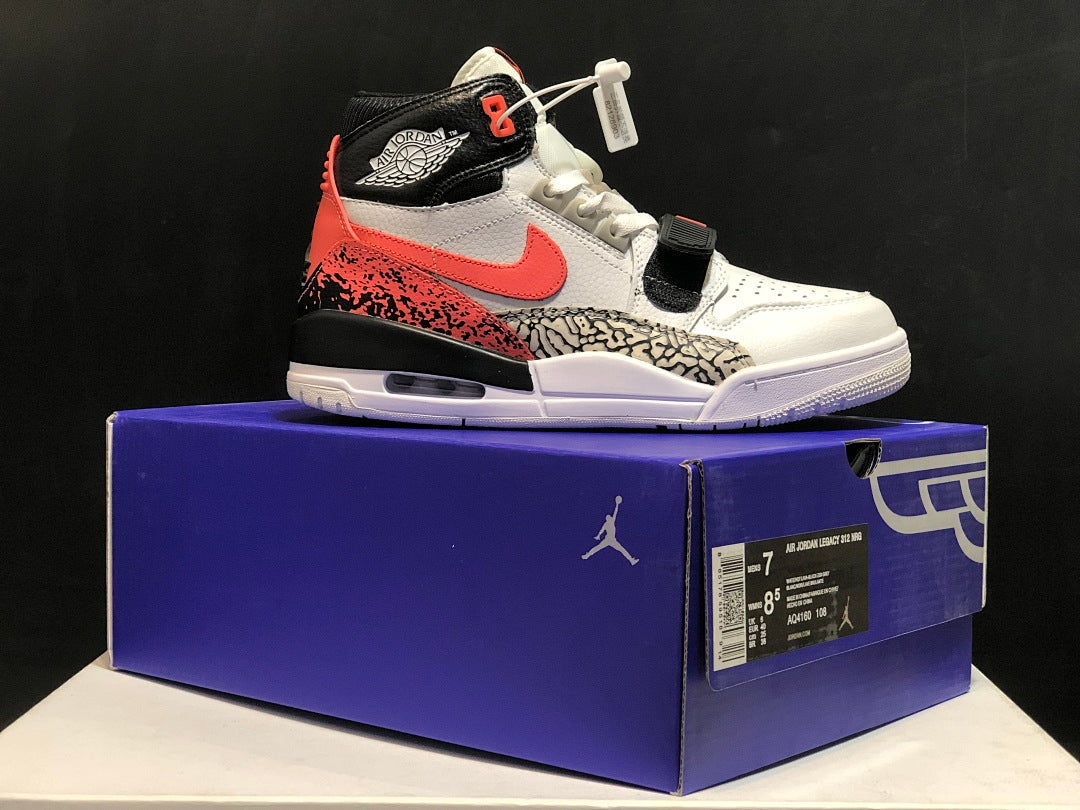 Jordan Legacy 312 Hot Lava Trainers AQ4160-108 - product image from the listing.