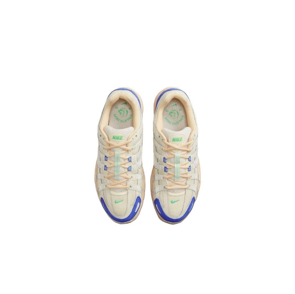 Nike P-6000 Trainers, Sail and Blue, FJ5443-113 - product image from the listing.