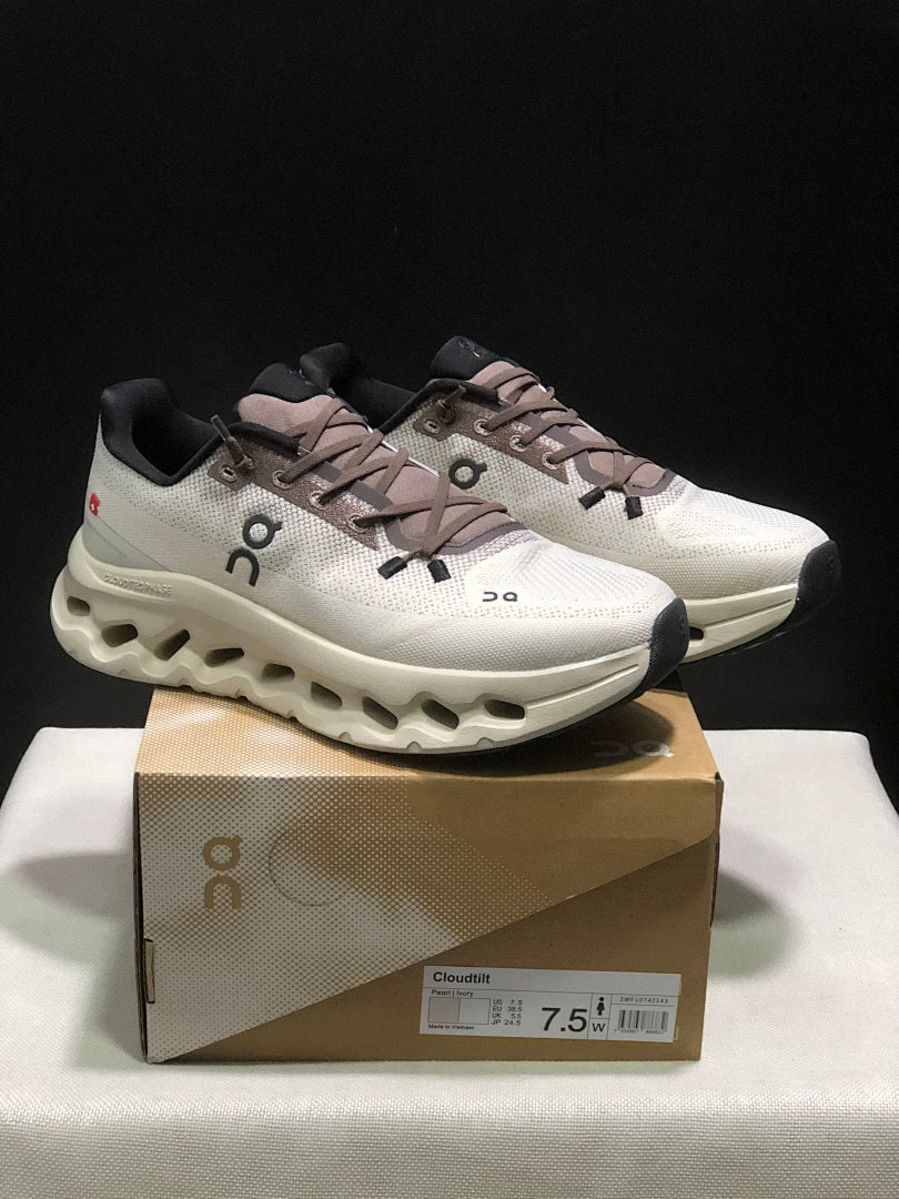 Pearl and Ivory On Cloudtilt Sneakers - product image from the listing.