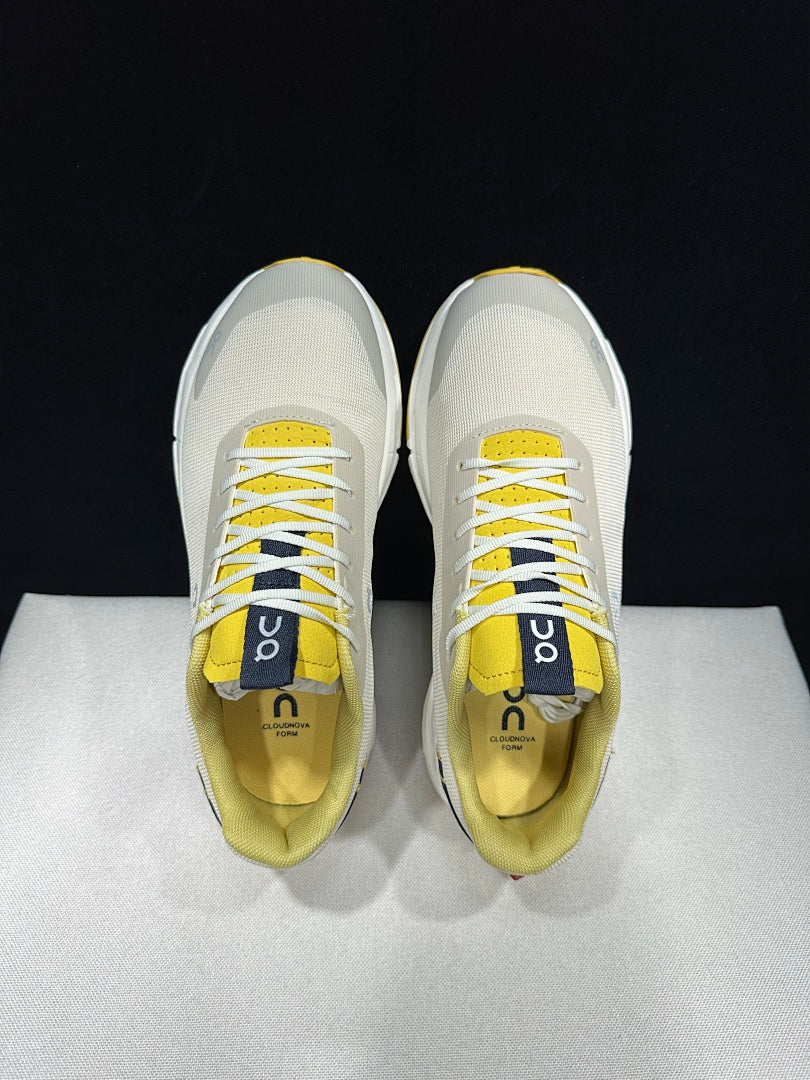 Beige and Yellow On Cloudnova Form 2 Sneakers - product image from the listing.