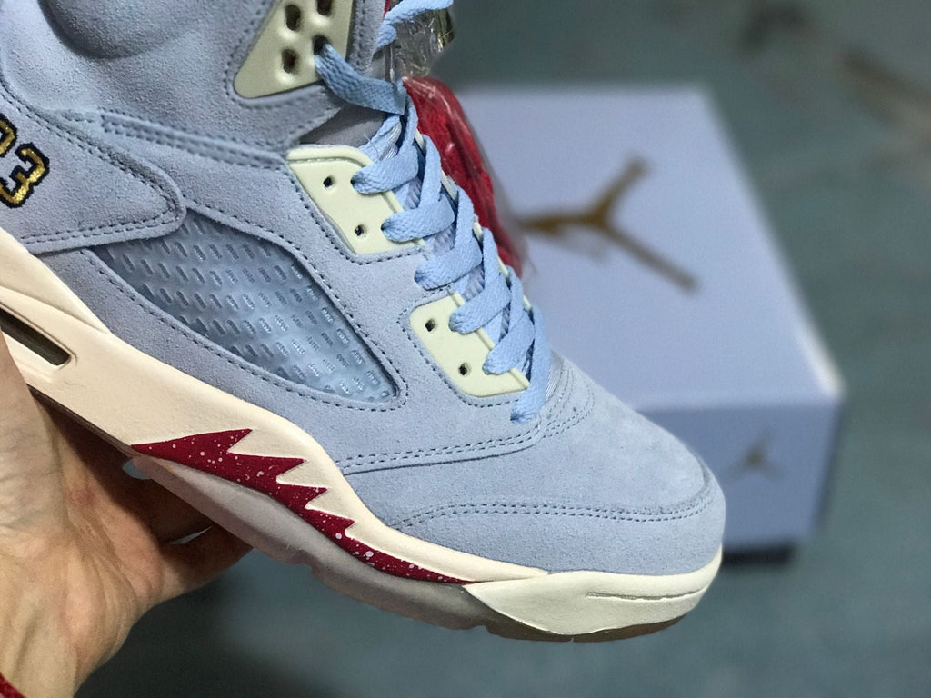 Air Jordan 5 Trophy Room SP Blue Sneakers C11899400 - product image from the listing.