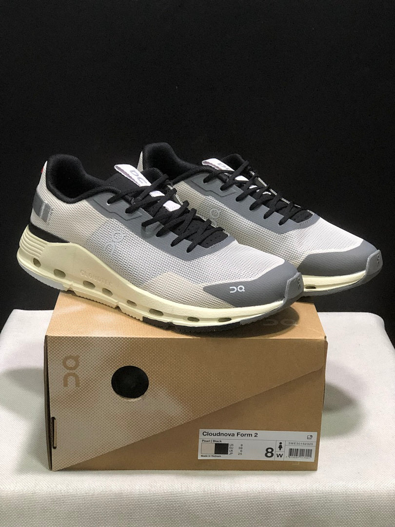 Pearl and Black On Cloudnova Form 2 Sneakers - product image from the listing.