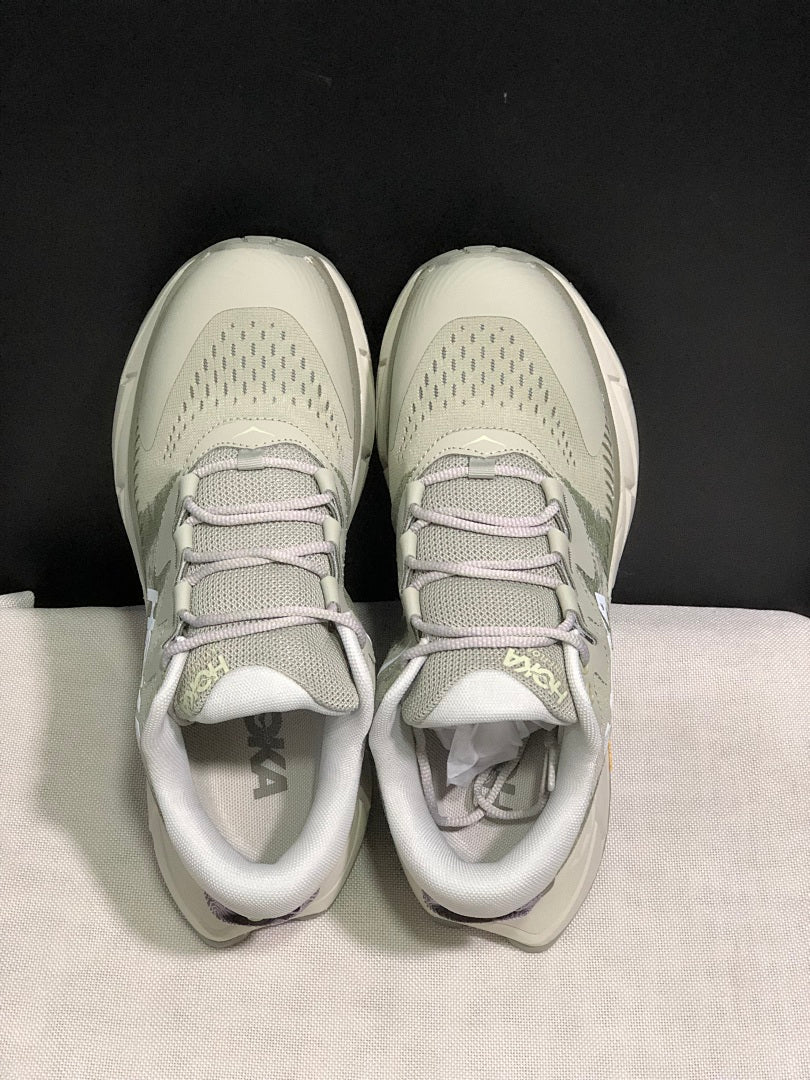 HOKA Skyline Float X Trail Sneakers, in Gray Green - product image from the listing.