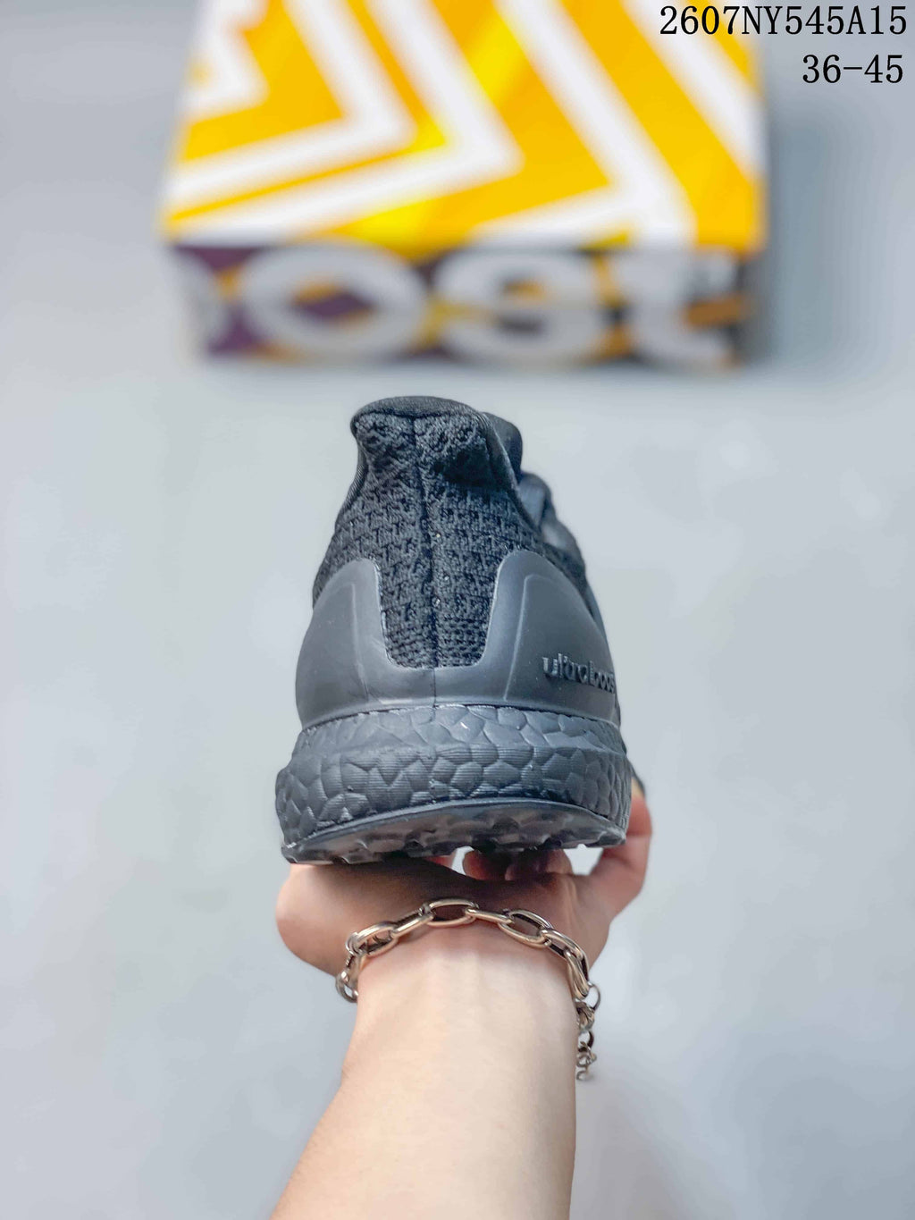 Adidas Ultraboost Light Sneakers in Dark Gray 2607NY545A15 - product image from the listing.