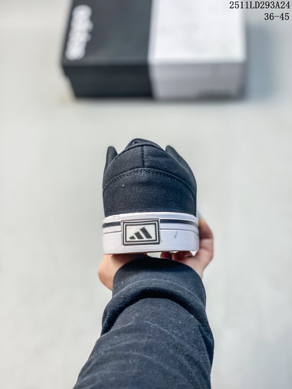 adidas GVP Canvas STR Sneakers in Black White B23999 - product image from the listing.