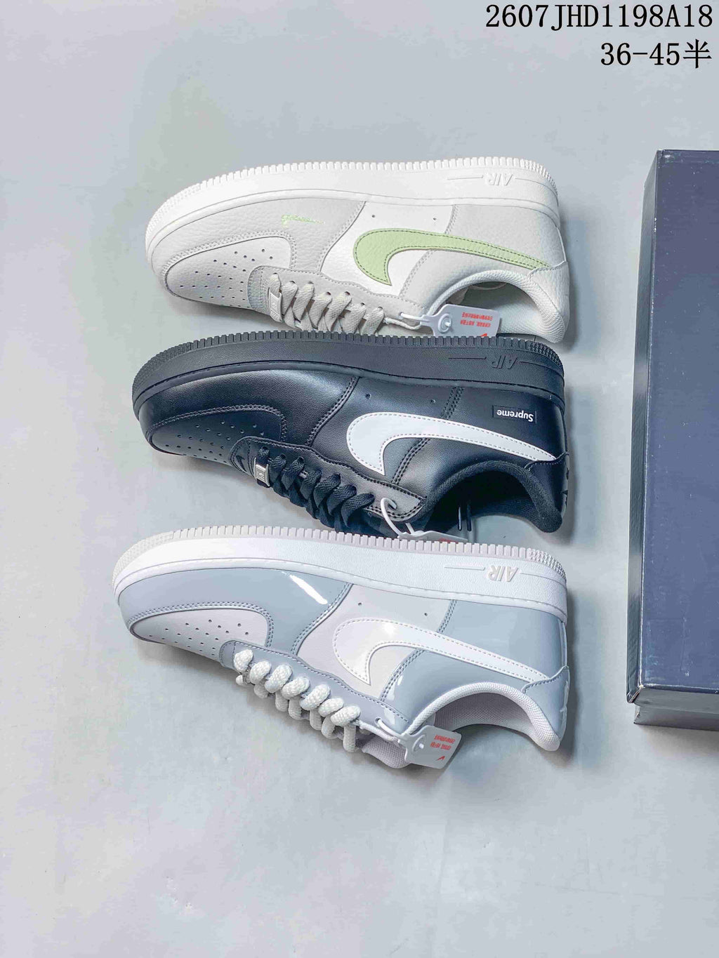 Nike Air Force 1 '07 Low Trainers in Three Colorways - product image from the listing.