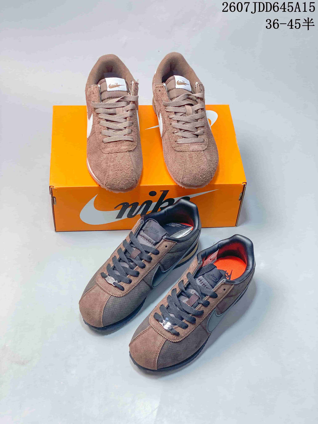 Nike Classic Cortez Nylon Sneakers in Brown 711050IPI - product image from the listing.