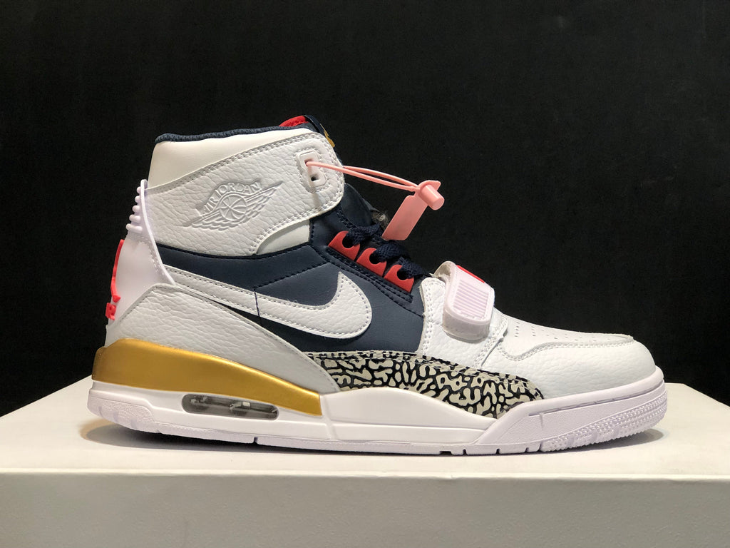 Air Jordan Legacy 312 Olympic White Basketball Sneakers - product image from the listing.