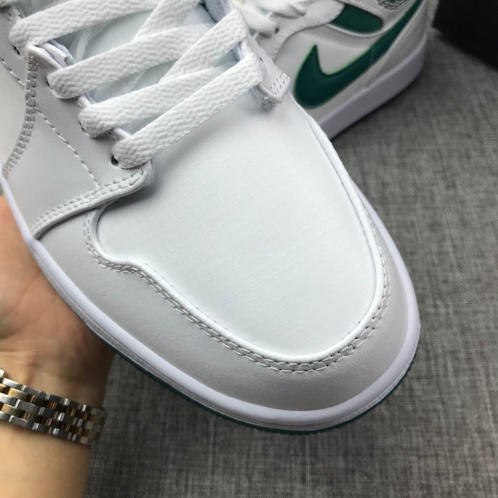 Air Jordan 1 Mid SE GC Mystic Sneakers in Green CD6759-103 - product image from the listing.