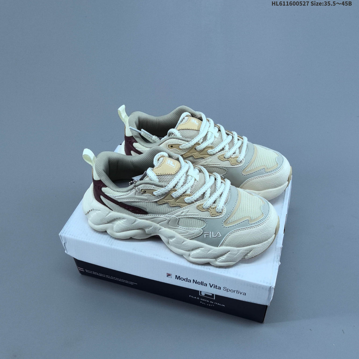 FILA FERN 2S Low-Cut Chunky Sneakers F12W61111 - product image from the listing.